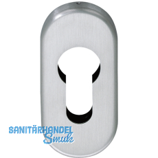 ECO Zylinderrosette PZ, 70 x 33 x 7 mm, Edelstahl rostfrei