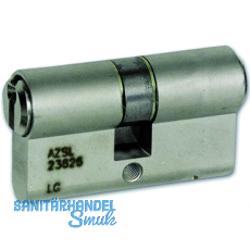 Einbaudoppelzylinder AZ, Lagerprogramm, 28/53, Messing matt