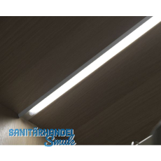 Einbauleuchte Miska Sensor 3,2 Watt, neutralwei L 372mm alu