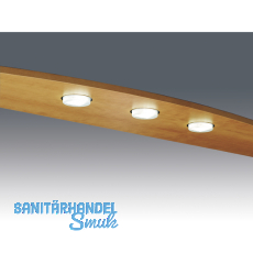 Einbauleuchte Micro Lynx B 230 V, 6 Watt,  85 mm, alufarbig