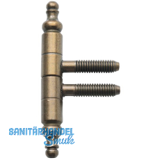 Stil Einbohrband, Band-ø 9 mm, Zink Messing patiniert Stil Einbohrband, Band-ø 9 mm, Zink Messing patiniert