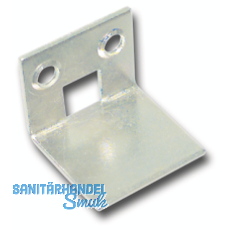 Schlieblech fr Einlegstangen gekrpft, 21 x 25 mm, Stahl verzinkt