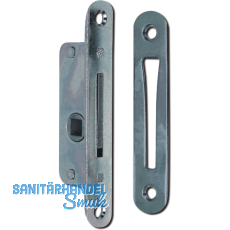 Einstemmzunge mit Schlieblech, DM 15 mm, rund, Stahl verzinkt