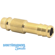 Euro Druckluft Stecktlle aus Messing fr 6 mm Schlauch