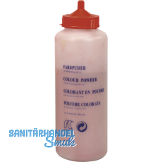 KAUFMANN Farbkreide rot in Pulverform 1000 Gramm in Flasche