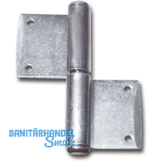 Fensternussband, links, Bandhhe 80 mm, Stahl verzinkt