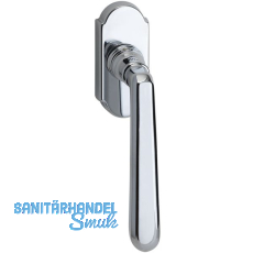 GRUNDMANN Fenstergriff ALT - WIEN 904HA - VK 7 x 35, m Rast., Messing poliert