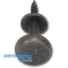 SCHRGHOFER Fensterziehknopf AIST - verdeckt geschr., 25 mm, Eisen alt gebrstet