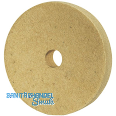 Filzscheibe  125 mm Breite 20 mm Bohrung 20 mm