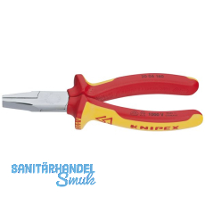 KNIPEX VDE-Flachzange DIN 5745 mit kurzen, flachen Backen Lnge 160 mm