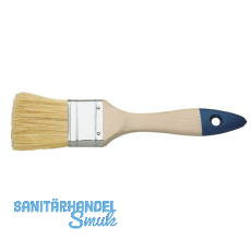 SCHULLER Flchenstreicher Breite 3\" mit Holzstiel natur/blau 12. Strke