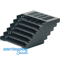 HETTICH SYSTEMA TOP 2000 Formularablage, Fcheranzahl 6, Kunststoff schwarz