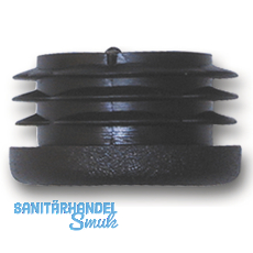 SECOTEC Fukappen fr Rundrohre innen 26 - 28 mm schwarz SB-4
