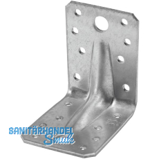 GH Winkelverbinder 55/ 70S mit Steg - Stahl feuerverzinkt GH Winkelverbinder 55/ 70S mit Steg - Stahl feuerverzinkt