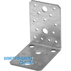 GH Winkelverbinder 65/ 90S ohne Steg - Stahl feuerverzinkt GH Winkelverbinder 65/ 90S ohne Steg - Stahl feuerverzinkt