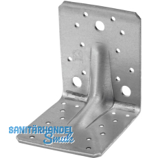 GH Winkelverbinder 90/100S mit Steg - Stahl feuerverzinkt GH Winkelverbinder 90/100S mit Steg - Stahl feuerverzinkt