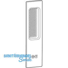 GU-937/934 HS Schiebegriffmuschel zu Drehgriffe DIRIGENT, silber eloxiert