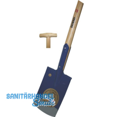 KRENHOF Grtnerspaten geschmiedet mit T-Stiel Gre 180 x 290 mm