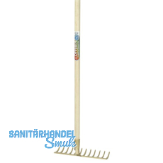 OFFNER Gartenrechen gehrtet Breite 350 mm und 14 Zinken ohne Stiel