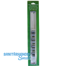 SECOTEC Gertehalter auf Aluminium Schiene mit 4 Gummirollen-Halterungen SB-1