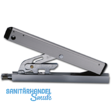 ffnerschere GEZE OL90 N m. Flgelbock u. Scherenlager, silber eloxiert