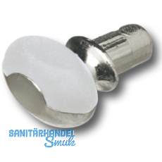 Glasbodentrger Dream zum Stecken, Bohr  3 mm, vernickelt, VPE 100 ST