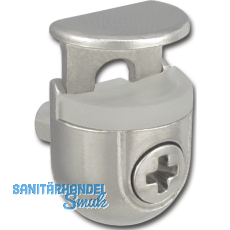 Glasbodentrger Peki zum Stecken, Bohr  5 mm, vernickelt, VPE 100 ST