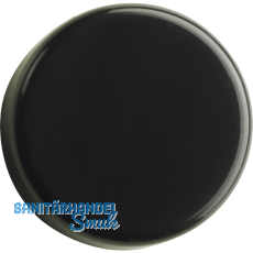 HETTICH Glastr-Zierkappe halbrund, Kunstsoff matt vernickelt, 70713