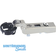 HETTICH INTERMAT Mittelanschlag 9904-T1, KR-9.5, W 95, schwarz/vern.