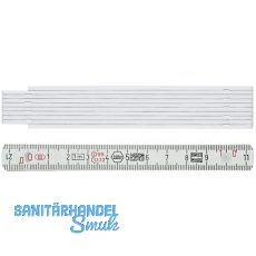 WIHA Kunststoff Gliedermaßstab 10 Glieder 2 m EG-Prüfzeichen Genauigkeit III WIHA Kunststoff Gliedermaßstab 10 Glieder 2 m EG-Prüfzeichen Genauigkeit III