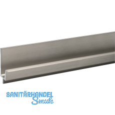 Griffleiste Wall Länge 2000 mm, ablängbar, Aluminium Edelstahl Effekt Griffleiste Wall Länge 2000 mm, ablängbar, Aluminium Edelstahl Effekt