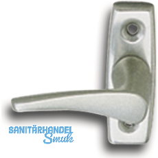 GRUNDMANN Fenstergriff FAVORIT 1004 - sichtbar geschraubt, 7x35, Alu poliert