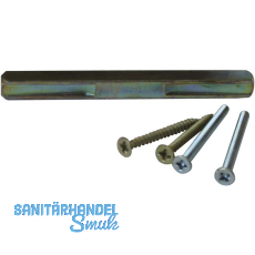 GRUNDMANN GEOS Stift- und Schraubenset f. Drckergt, TS 49 - 54 mm, Stahl verz.