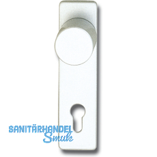 GRUNDMANN Wechselgarnitur GEOS 1754/D52K FH m. Kurzschild PZ72, silber elox