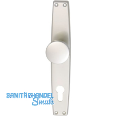 GRUNDMANN Knopflangschild WG 1000 FAVORIT, PZ88, Alu neusilber eloxiert