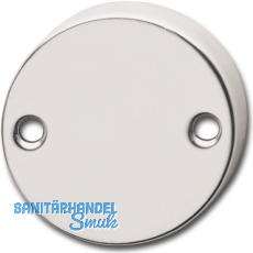 GRUNDMANN Blindrosette WG AB6 aufschraubbar, Aluminium poliert