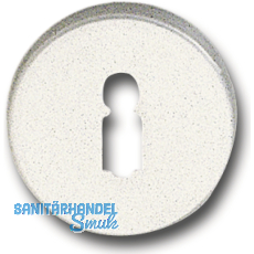 GRUNDMANN Schlsselrosette BBWG mAnschraubtrger \"T\",  50, H:8mm,silber eloxD6