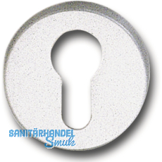 GRUNDMANN Schlsselrosette BBWG mAnschraubtrger \"T\",  50, H:8mm,silber eloxD6