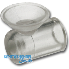 Gummiauflage Atak, fr Bodentrger Atak, Gummi transparent, VPE 100 ST