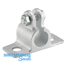 Guss-Auflagebckchen fr Welle 20 mm Platte 80x34 mm verzinkt