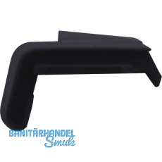 Endkappe zu FP 16, rechts, Kunststoff grau