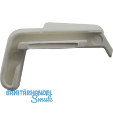 Endkappe zu FP 16, rechts, Kunststoff grau