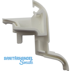 Endkappe zu Drau 25/24F und VILS, links, Kunststoff grau