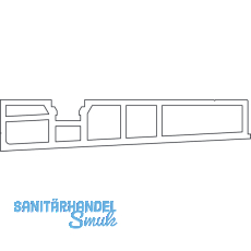 HAUTAU ThermoTop 2 Aufbauprofil bis TS 78 mm, L=2000 mm