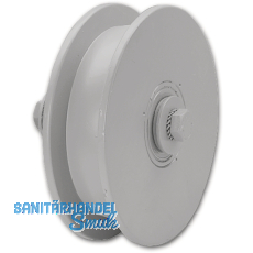 Schiebetor-Stahlrolle  100 mm, Stahl grau grundiert