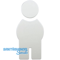 Symbol Mann selbstklebend, 71,5 x 150 mm, Nylon reinwei