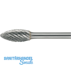 LUKAS HM-Frsstift Form H Flamme Kopf  12 mm Lnge 30 mm Zahnung 7