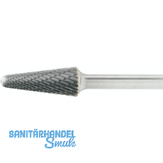 LUKAS HM-Frsstift Form L Rundkegel Kopf  12 mm Lnge 25 mm Zahnung 7