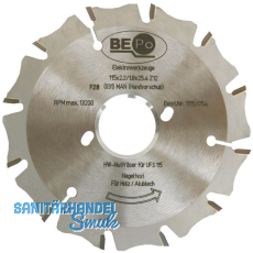 BEPO Sgeblatt HW zu Fugenschneider UFS115N fr Vollholz