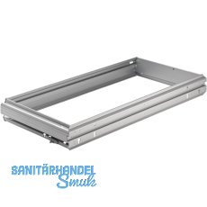 HETTICH SYSTEMA TOP 2000 Hngeregistratur-Rahmen, 2 x A4 + R, KB 1000 mm, Alu-F.